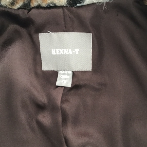 Faux fur cheetah print Coat XS - Picture 3 of 6